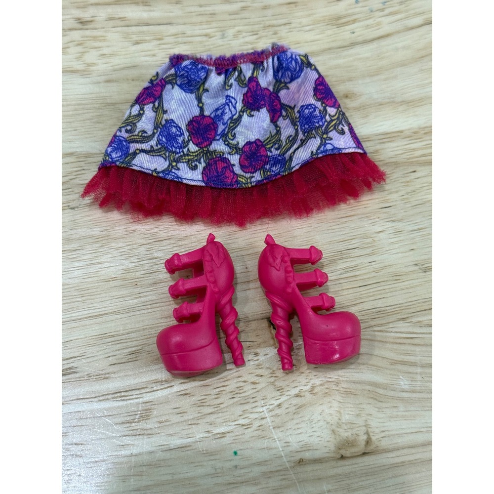 Ever After High Holly O'Hair Style Doll Skirt and Shoes ONLY Accessories